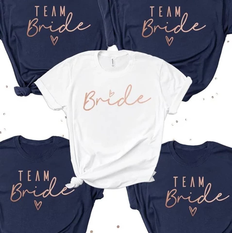 Pack Camisetas Despedida de Soltera Team Bride